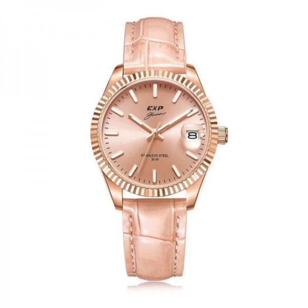 Expedition 6865 Full Rosegold Leather Lady LDLRGLN